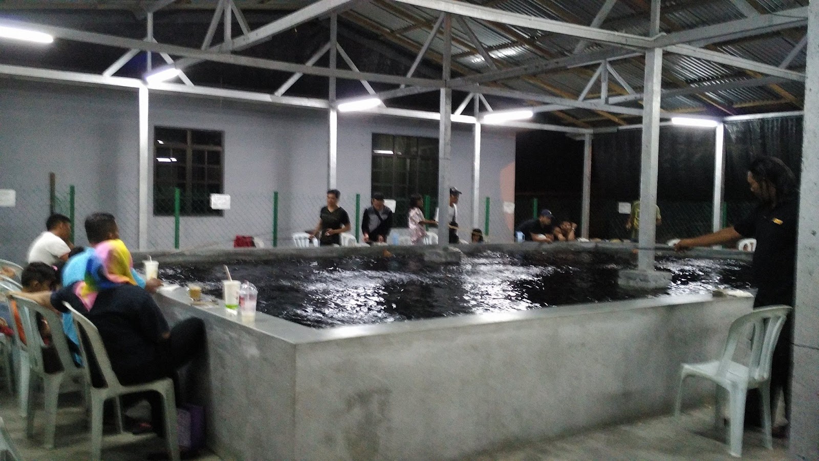 Kolam pancing Kolam Pancing Udang Galah kg subang