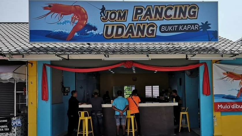 Kolam pancing Jom Pancing Udang Bukit Kapar