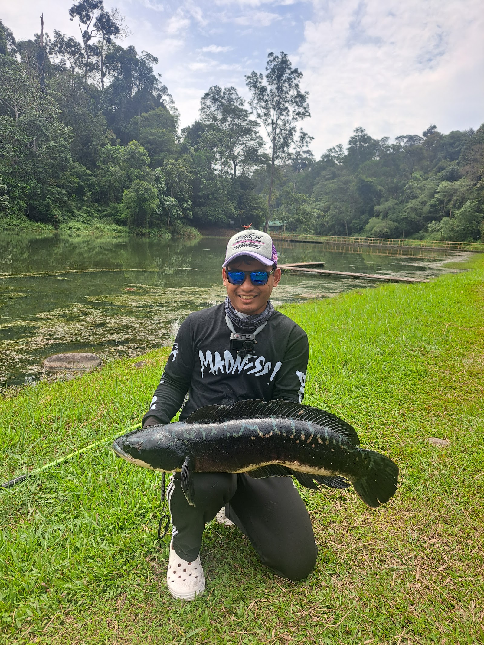 Kolam pancing Sungai Air Kuning Dam Taman Botani Negara Shah Alam