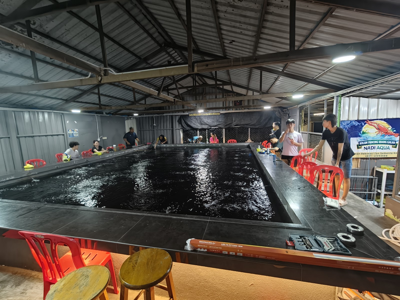 Kolam pancing Kolam Pancing Udang Galah Nadi Aqua