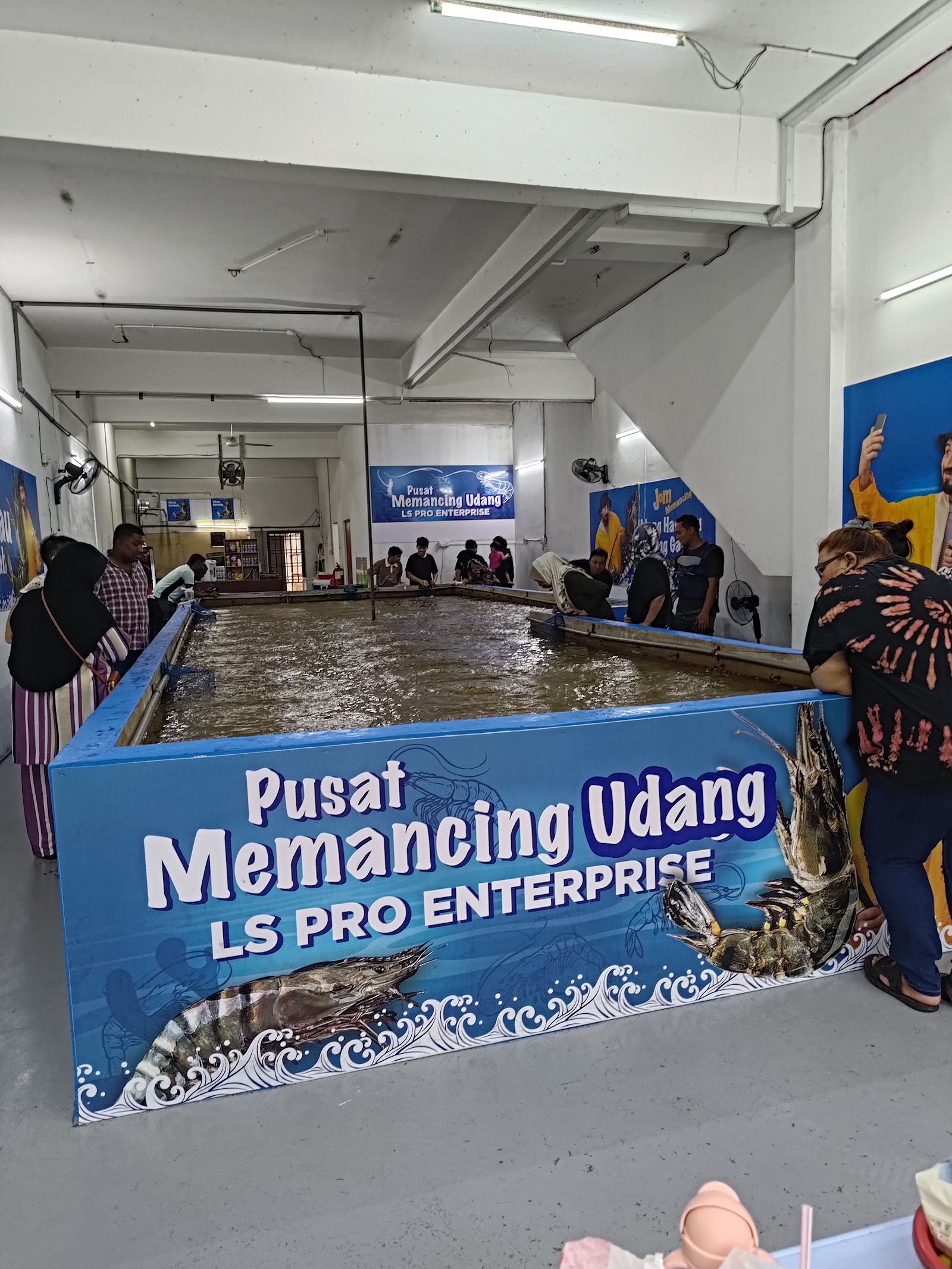 Kolam pancing Ls Pusat Memancing Udang