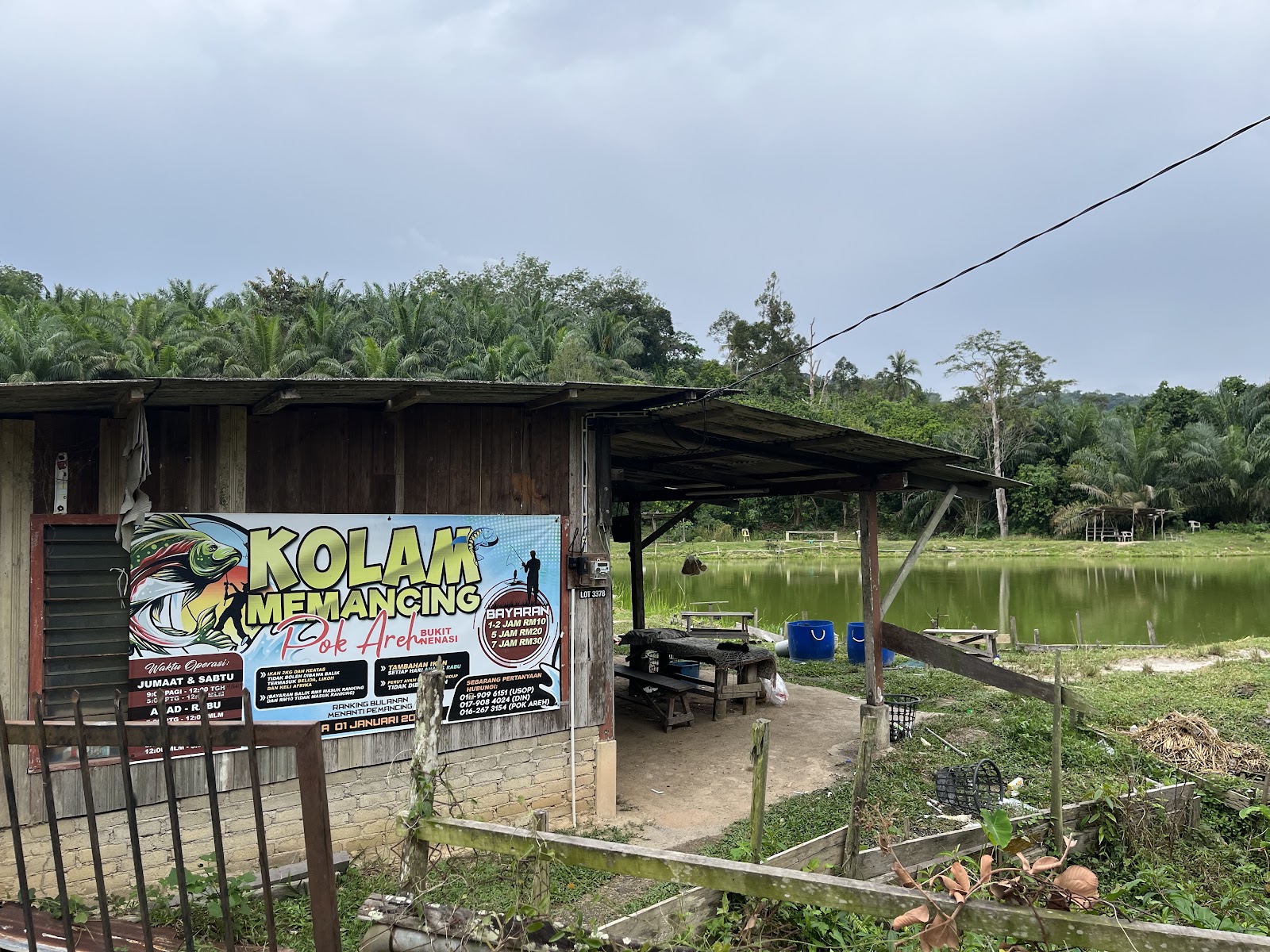 Kolam pancing Kolam Memancing Pok areh Bukit Nenasi