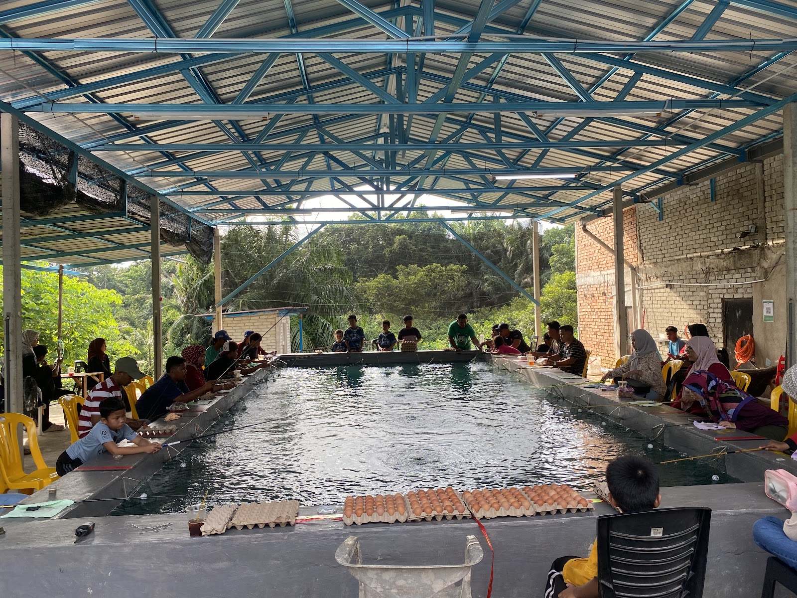 KOLAM PANCING UDANG GALAH CHENEH JENGGO fishing pond