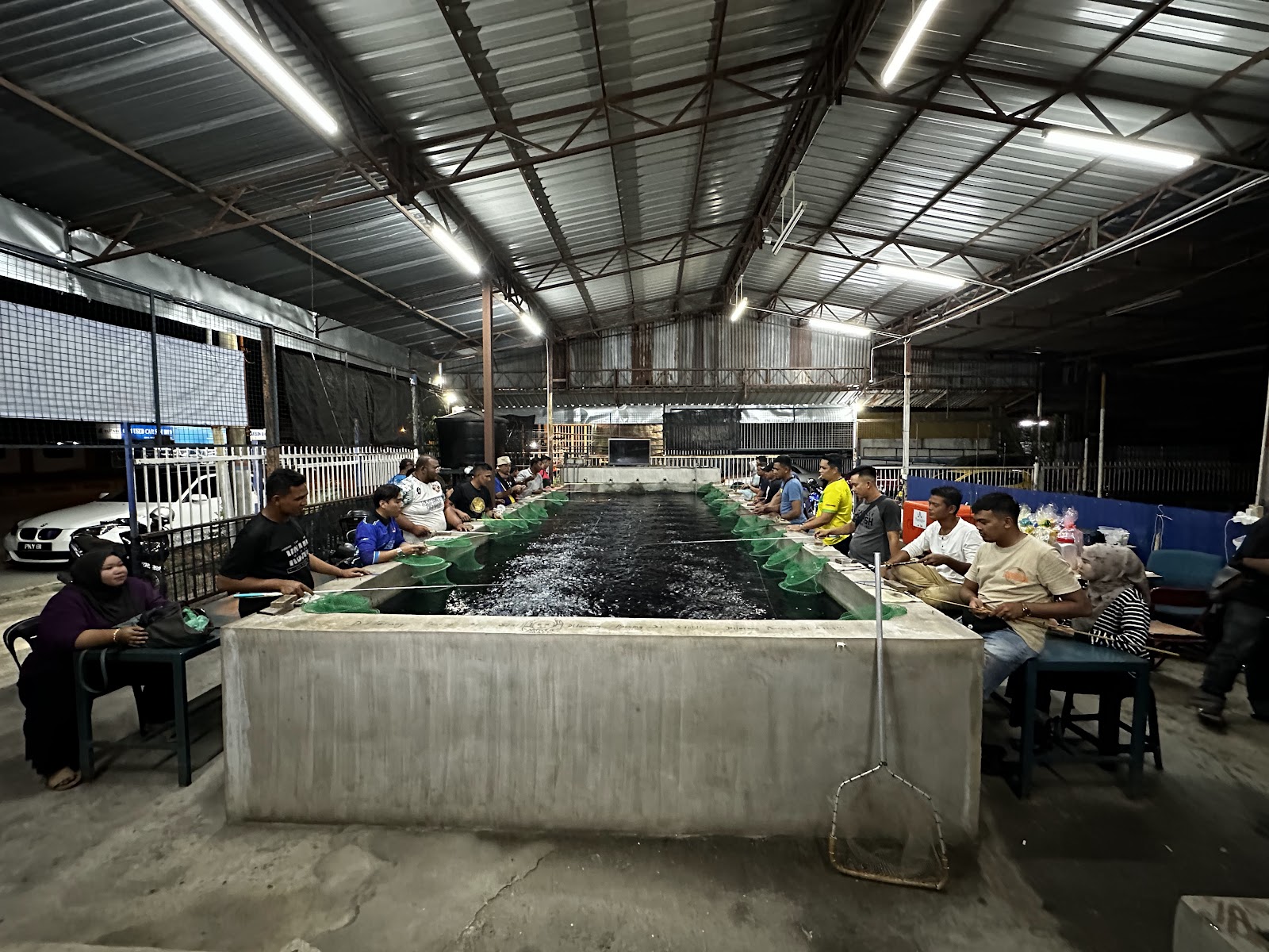Kolam pancing KOLAM PANCING IKAN KELI DAN IKAN PATING