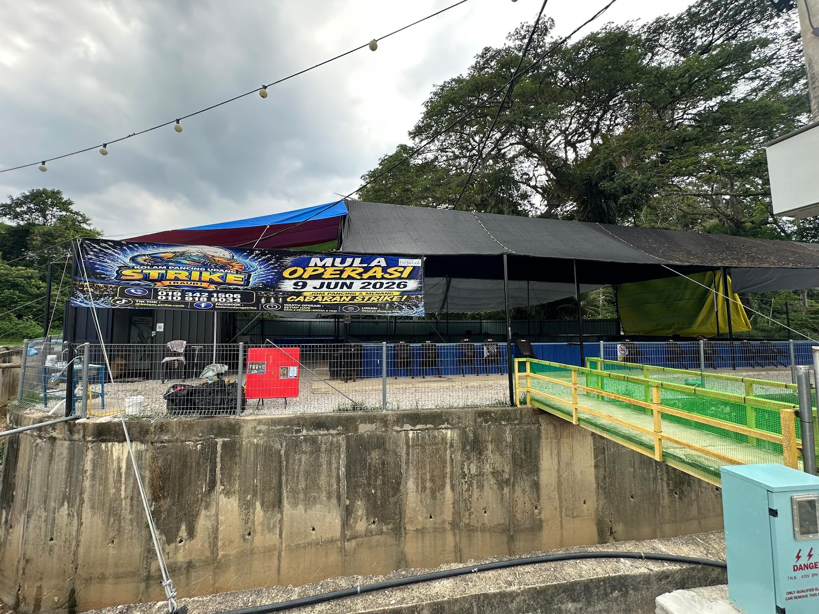 Kolam Pancing Udang Strike, kolam pancing di Raub, Pahang (gambar 3)