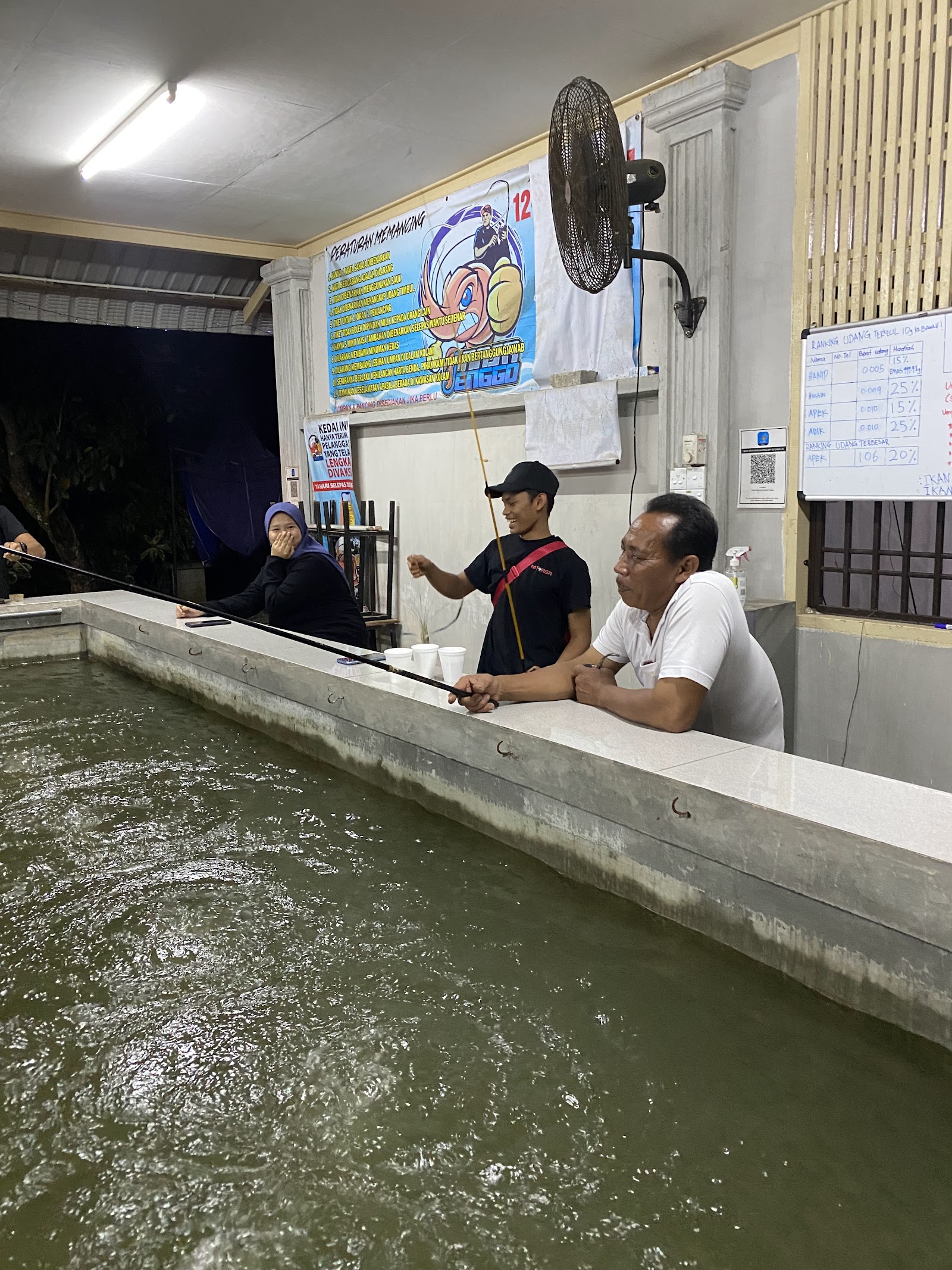 Kolam pancing Warong D'Jenggo