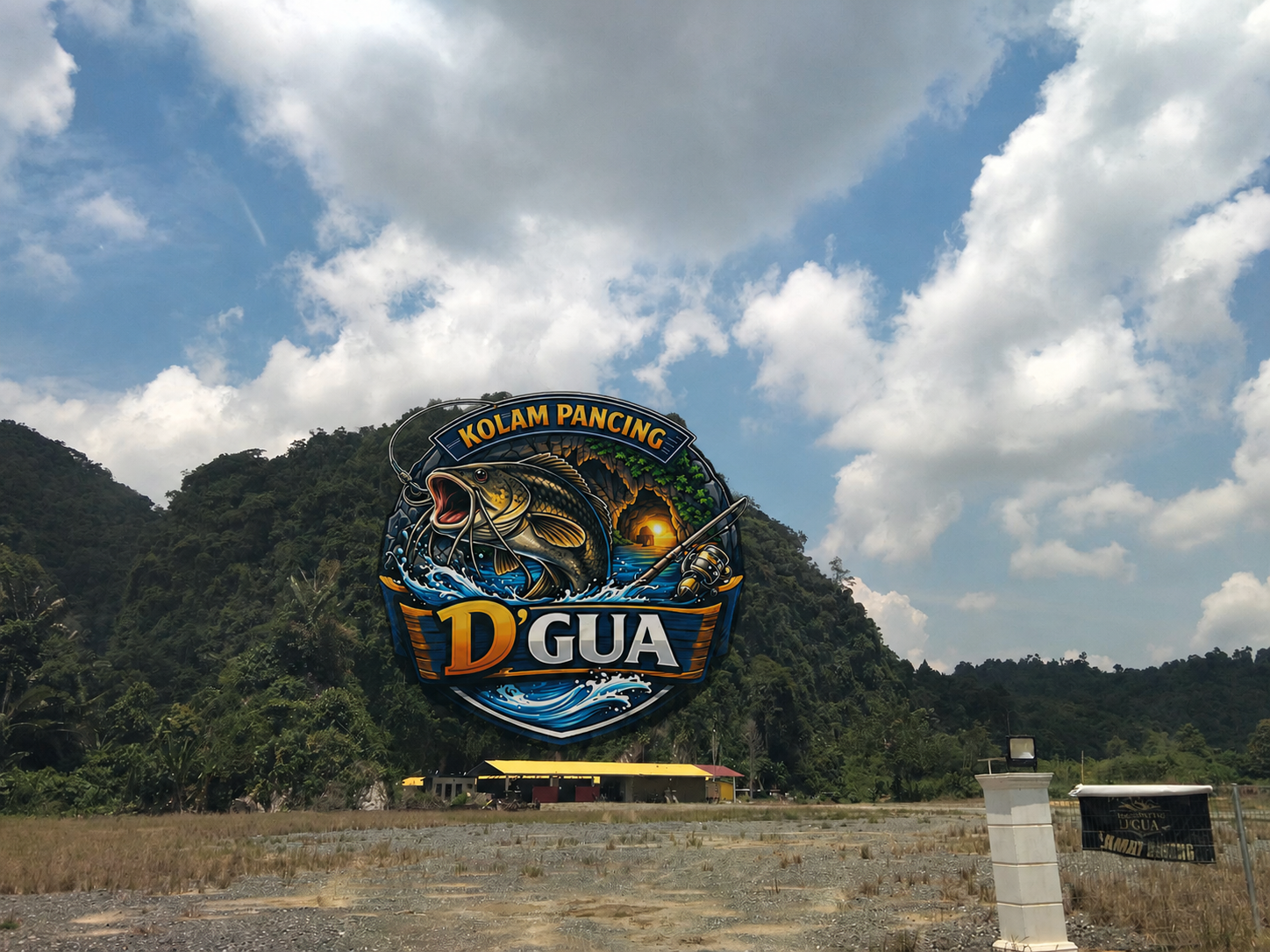 Kolam Pancing D'Gua,ladang serasa,kelantan, kolam pancing di Kelantan (gambar 3)