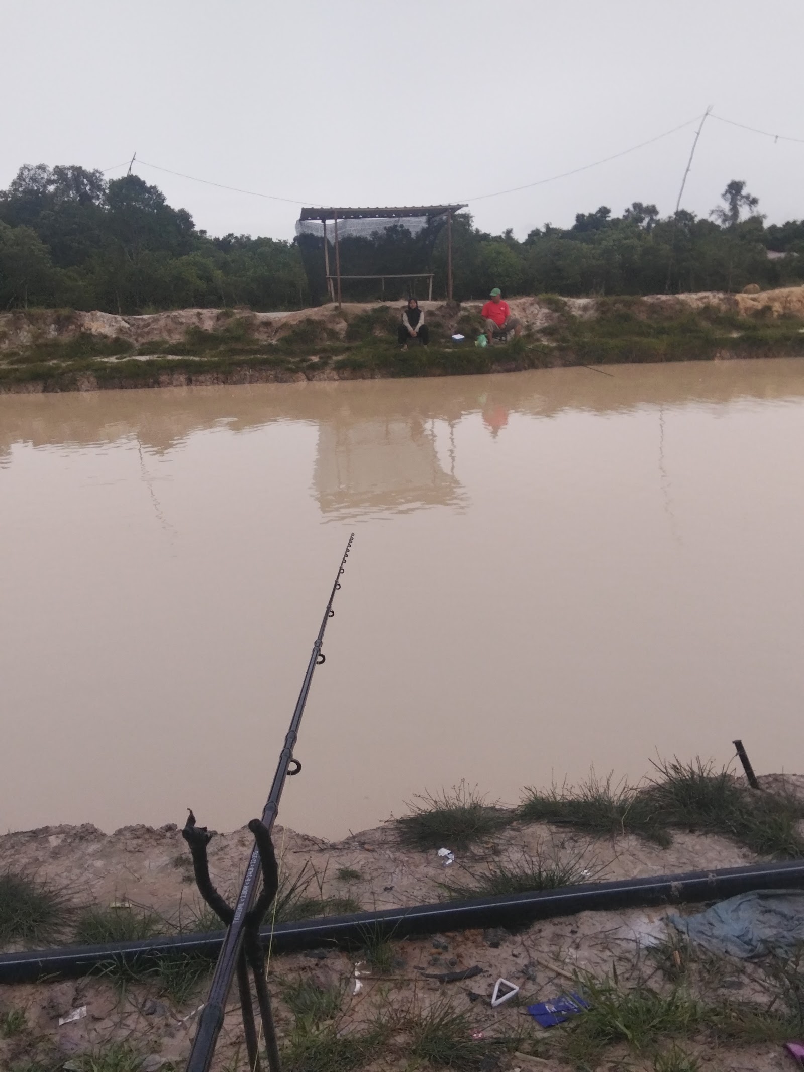 Kolam pancing weamotor, fishing pond in Tanah Merah, Kelantan (photo 2)