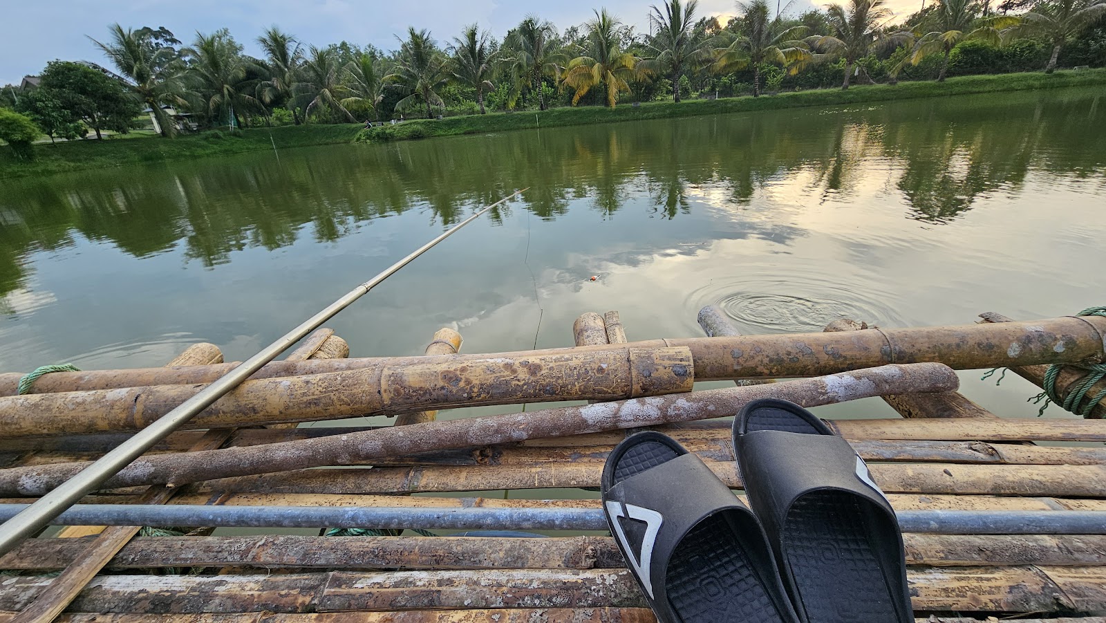 Kolam memancing bukit ajil, fishing pond in Kem Desa Pahlawan, Kelantan (photo 2)