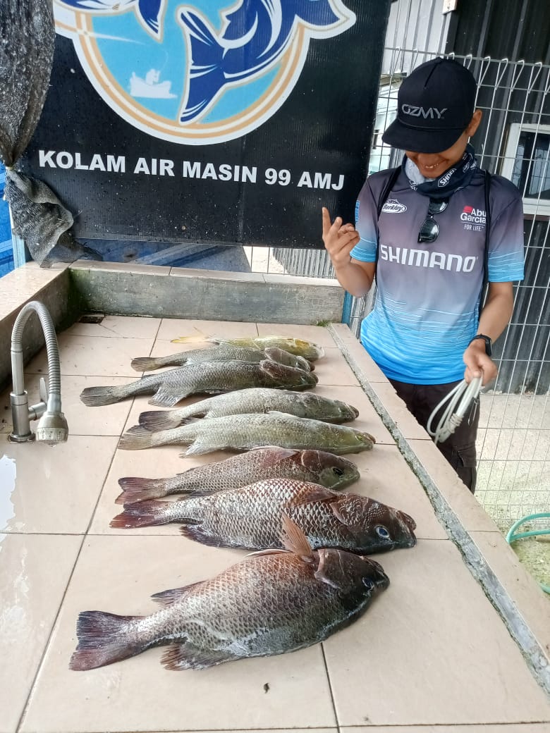 KOLAM AIR MASIN 99 AMJ fishing pond