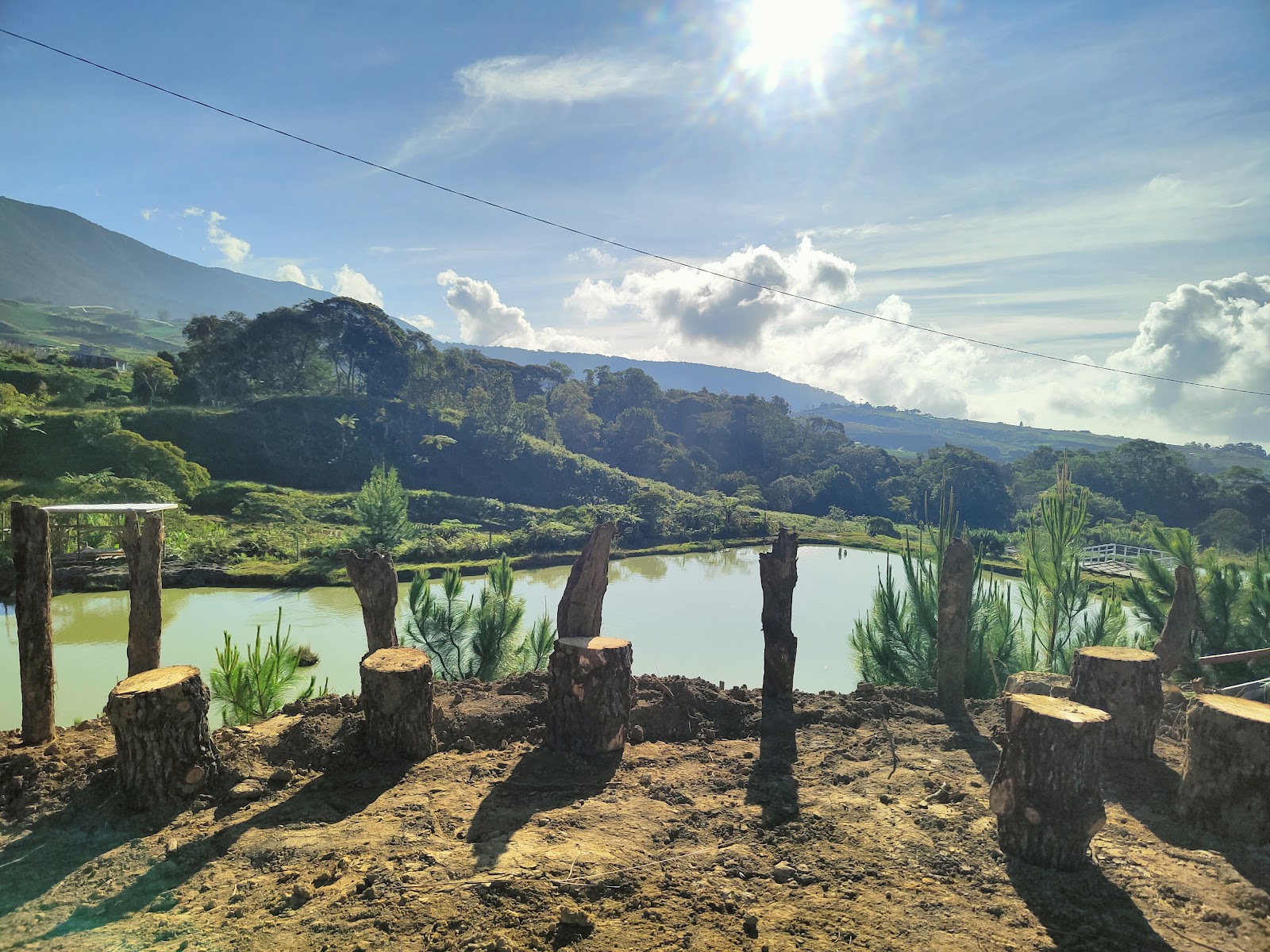 Kolam Pancing Monteki Eco Ranch, kolam pancing di Kundasang, Sabah (gambar 3)