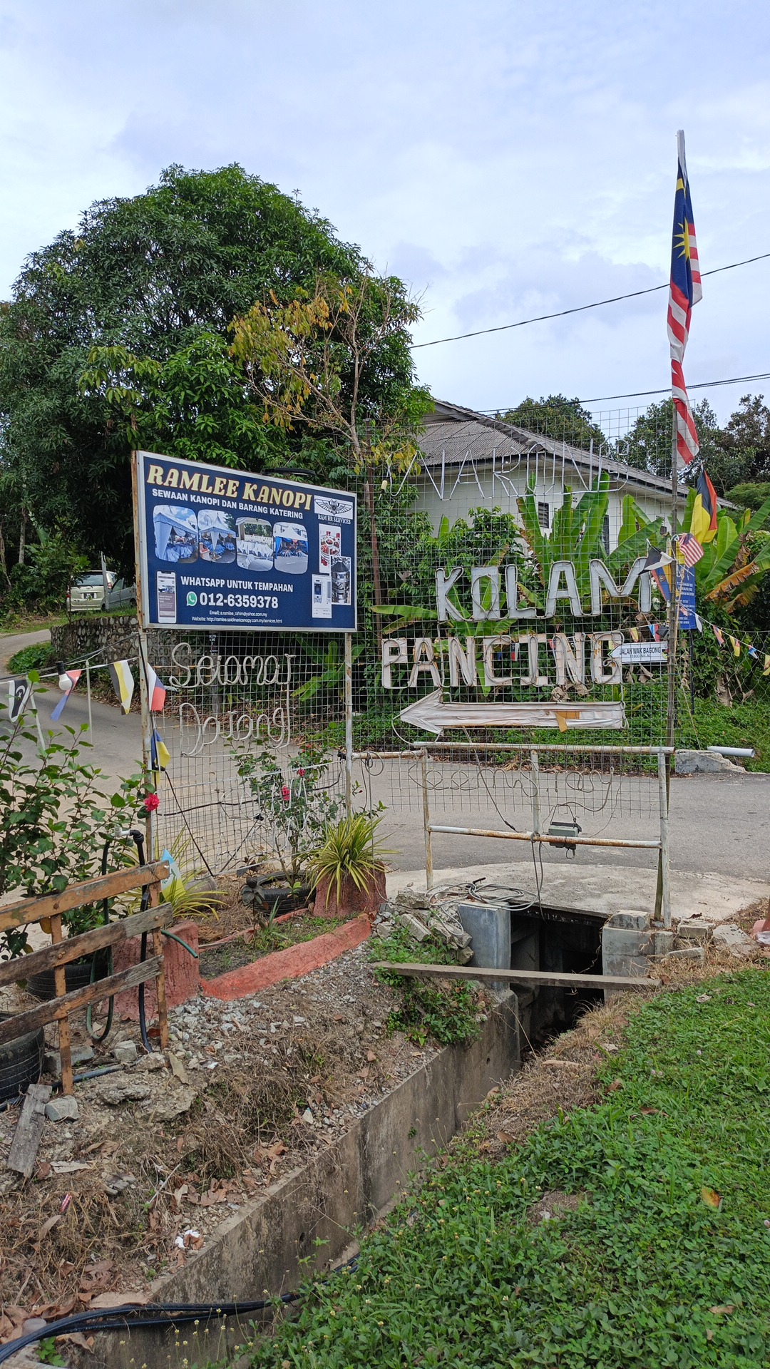 Kolam Pancing, Ramlee Kanopi & Kedai Makan, kolam pancing di Labu, Negeri Sembilan (gambar 2)
