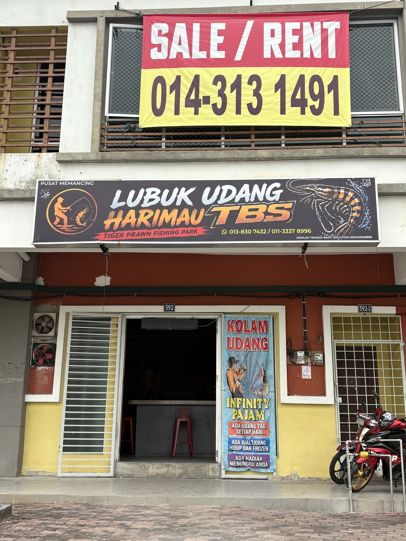 Kolam Pancing Udang Harimau TBS , Pajam, kolam pancing di Mantin, Negeri Sembilan (gambar 2)