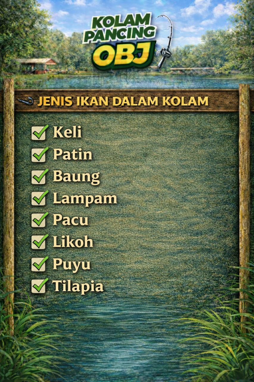 Kolam pancing OBJ, fishing pond in Bandar Baharu, Kedah (photo 3)